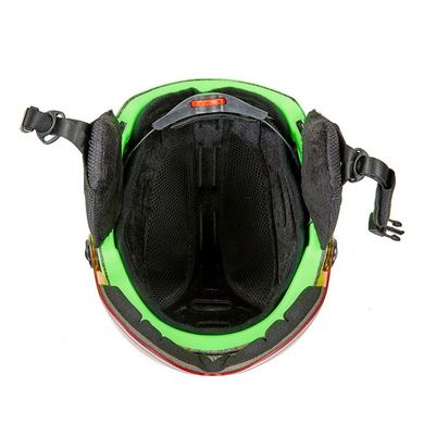 Шлем горнолыжный с визором и механизмом регулировки MS-6296 M (55-58)