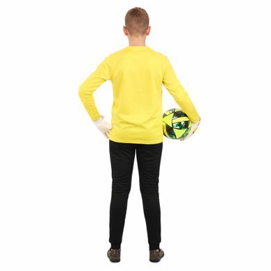 Форма воротарська дитяча светр та штани Zelart B02 розмір 24, зріст 130-140 колір жовтий