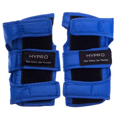 Детская защита для роликов и скейтов HYPRO синяя HP-SP-B104, S (3-7 лет)