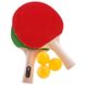 Набор для тенниса настольного 2 ракетки, 3 мяча, сетка с креплением MK 0217