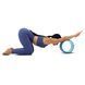 Колесо для йоги масажне Wheel Yoga Zelart FI-6205 колір блакитний