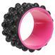 Колесо для йоги масажне Wheel Yoga Zelart FI-6205 колір блакитний
