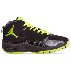 Кроссовки для баскетбола Jordan черно-салатовые OB-935-3, 44