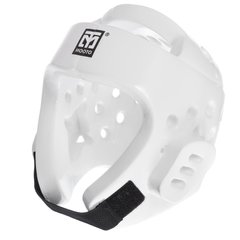 Шлем для тхэквондо MTO белый BO-5094, L