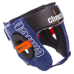 Шлем боксерский синий PU CLINCH C142