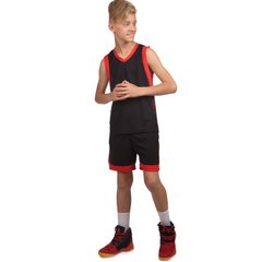 Форма баскетбольная детская черная Lingo LD-8017T, 120 см