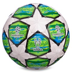 Мяч для футбола №3 PU CHAMPIONS LEAGUE бело-зелёный FB-0150-1