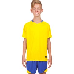 Форма футбольная подростковая Lingo желто-синяя LD-5022T, рост 125-135