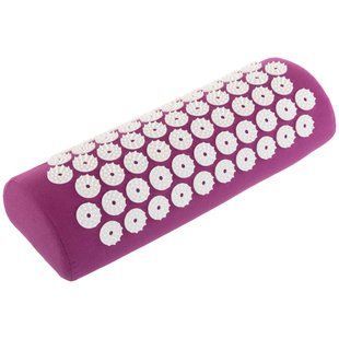 Валик масажний (Acupressure mat) Аплікатор Кузнєцова Zelart FI-1710 колір малиновий