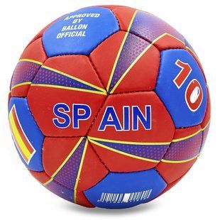 М'яч футбольний BALLONSTAR SPAIN FB-0047-753 №5 PU червоний-синій