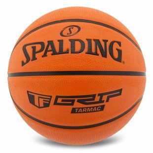 Мяч баскетбольный резиновый SPALDING TF TARMAC GRIP 85102YREV1 цвет оранжевый