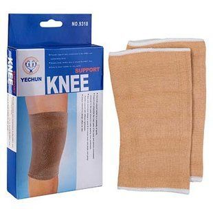 Наколенник эластичный Knee Yechun размер M/L бежевый 9318