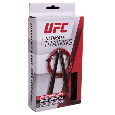 Скакалка скоростная Кроссфит (3 м) UFC UHA-69172, Красный