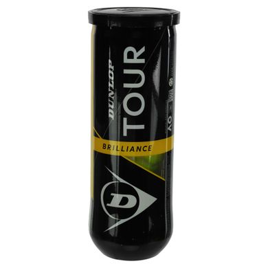 Мячи для большого тенниса DUNLOP TOUR BRILLIANCE DL601326 3шт салатовый