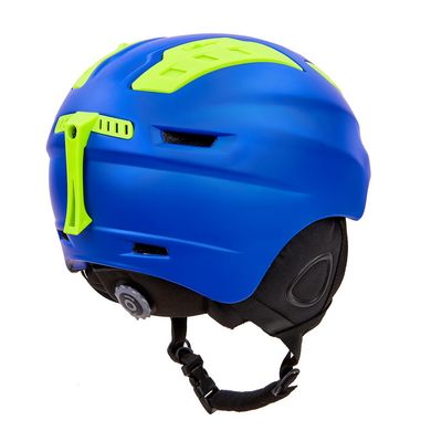 Шлем горнолыжный с механизмом регулировки MOON MS-96 синий M (55-58)