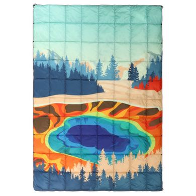 Одеяло туристическое PRINTING DOWN BLANKET 4Monster C-BKH цвет синий