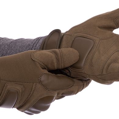 Перчатки тактические с закрытыми пальцами SILVER KNIGHT BC-7052, XL Оливковый