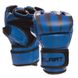 Рукавички мма рукавички для єдиноборств PU ZELART сині BO-1394, L