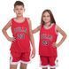 Форма баскетбольная детская NBA клуб Chicago Bulls 23 5351 размер M цвет красный-белый