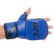 Перчатки гибридные ММА PU UFC Contender синие L/XL UHK-69148, 8 унций