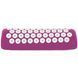 Валик масажний (Acupressure mat) Аплікатор Кузнєцова Zelart FI-1710 колір малиновий