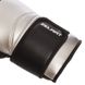 Боксерские перчатки ZELART серебряные на липучке PU BO-1384, 10 унций