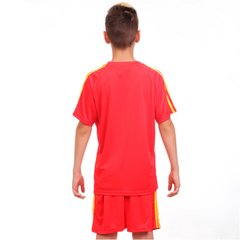 Футбольная форма подростковая Glow красная CO-703B, рост 120