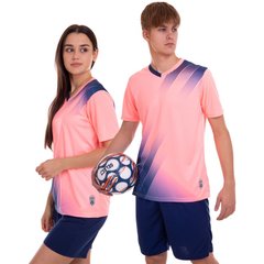 Форма футбольная мужская женская D8833, рост 160 Розовый