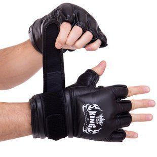 Рукавиці для змішаних єдиноборств MMA TOP KING Extreme TKGGE розмір S колір чорний