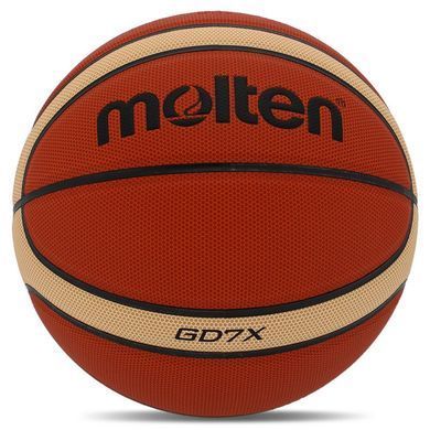 Мяч баскетбольный MOLTEN BGD7X размер 7 оранжевый