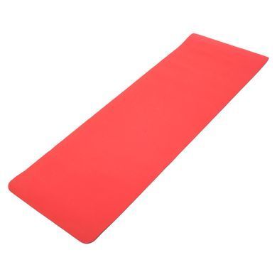 Килимок для йоги та фітнесу TPE двошаровий Zelart FI-3046-650 колір фіолетовий-рожевий
