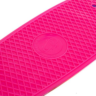 Скейтборд пластиковый Penny ABSTRACT розовый SK-4442-5, Розовый