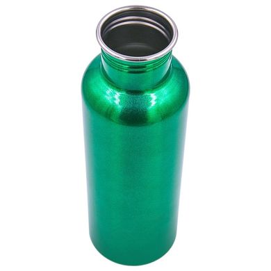 Бутылка для воды алюминивая с карабином 700 ml FI-0046, Разные цвета