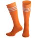 Футбольные гетры мужские р.40-45 CO-120, Оранжевый-белый