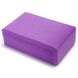 Кирпич для йоги йога-блок (23х15,5х8 см) SP-Planeta FI-5951, Фиолетовый