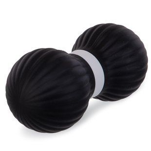 Мяч массажный двойной для МФР и самомассажа Duoball Zelart FI-0728 цвет черный