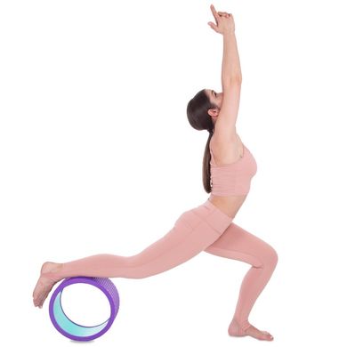 Колесо для йоги и фитнеса Fit Wheel Yoga FI-2436, Фиолетовый