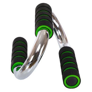 Упоры для отжиманий 2штуки Zelart FI-3971 PUSH-UP BAR 11x21см серый-черный-красный