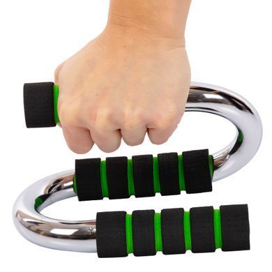 Упоры для отжиманий 2штуки Zelart FI-3971 PUSH-UP BAR 11x21см серый-черный-красный
