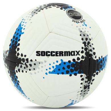 Мяч футбольный HYBRID SOCCERMAX FB-4361 цвет желтый-синий