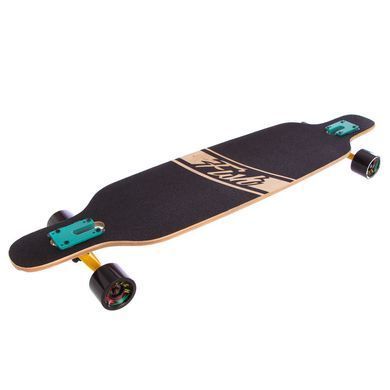 Лонгборд Фрирайд Freeriding из канадского клена Zelart SK-415-1 желтый-зеленый