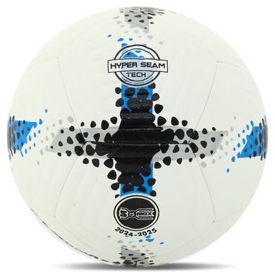 Мяч футбольный HYBRID SOCCERMAX FB-4361 цвет желтый-синий