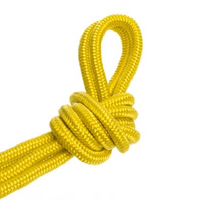 Скакалка для гимнастики 3м Lingo C-7096 (полиэстер, l-3м, d-9мм), Желтый
