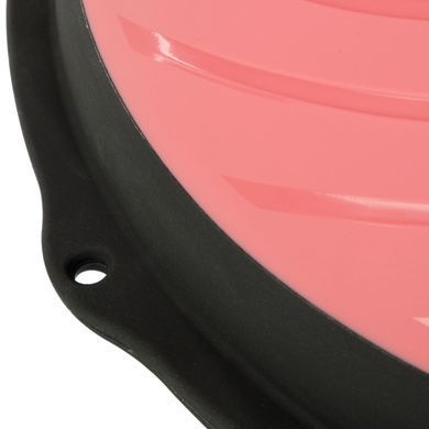 Балансировочная платформа полусфера BOSU с эспандерами MINI SPOINT FI-1936 цвет черный-голубой