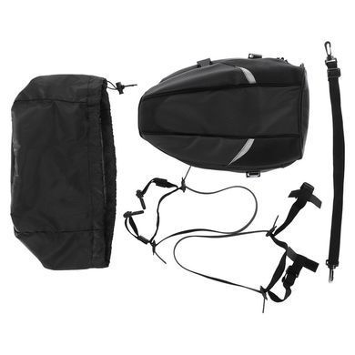 Сумка на бак мотоцикла на магнітах Tank Bag ROUGH and ROAD Z43 23x20+7x34см чорний