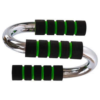 Упоры для отжиманий 2штуки Zelart FI-3971 PUSH-UP BAR 11x21см серый-черный-красный