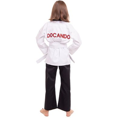 Кимоно для дукендо каратэ бело-черное DOCANDO DCS (OF), 180