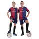 Форма футбольная детская с символикой футбольного клуба BARCELONA домашняя 2024 Zelart CO-3719 размер 18, рост 105-115 цвет синий-бордовый