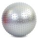 Мяч для фитнеса (фитбол) массажный 55см Zelart FI-1986-55, Серый