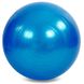 Мяч для фитнеса (фитбол) с эспандерами и ремнем для крепления 65см PS FI-0702B-65, Синий